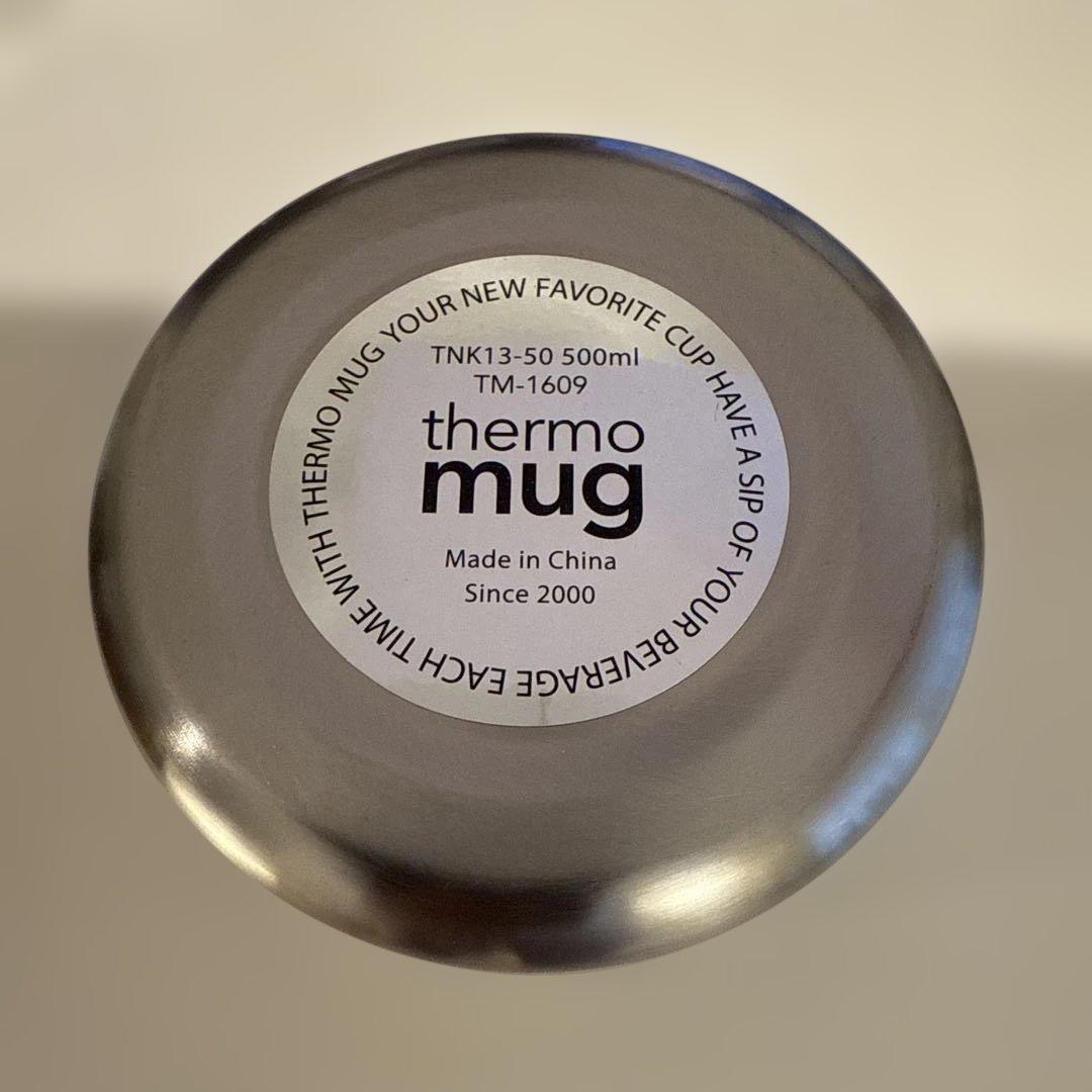 ミナペルホネン thermo mug スープジャー 蝶　シルバー500ml