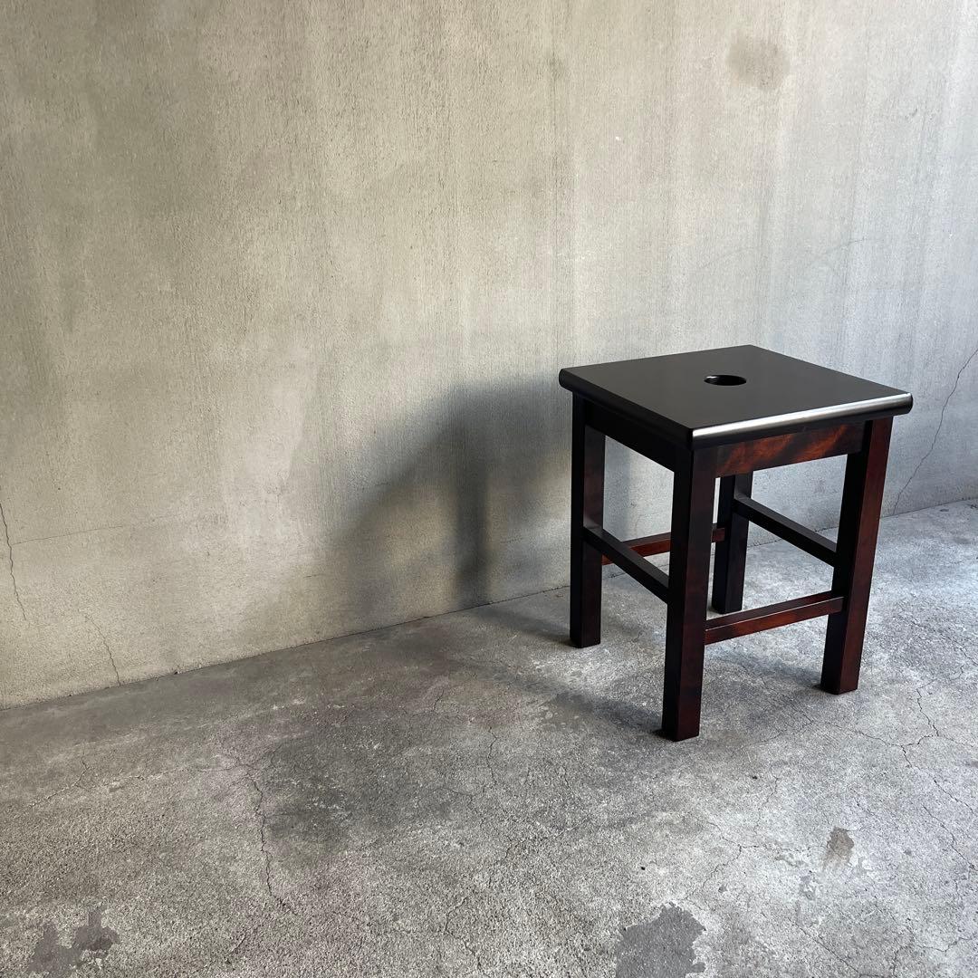 北海道民芸家具　樺材スツール　オールドヴィンテージ