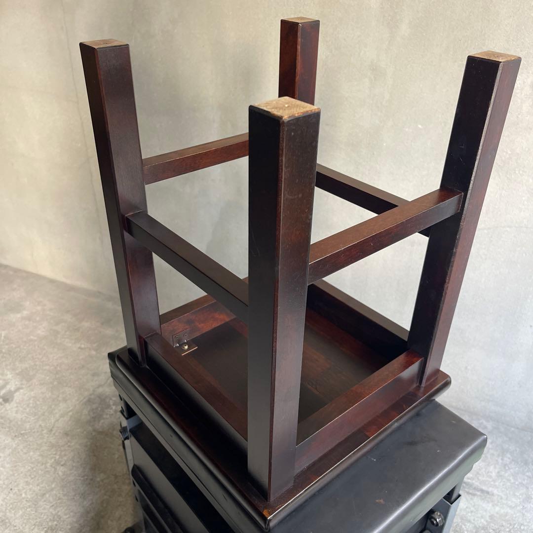 北海道民芸家具　樺材スツール　オールドヴィンテージ