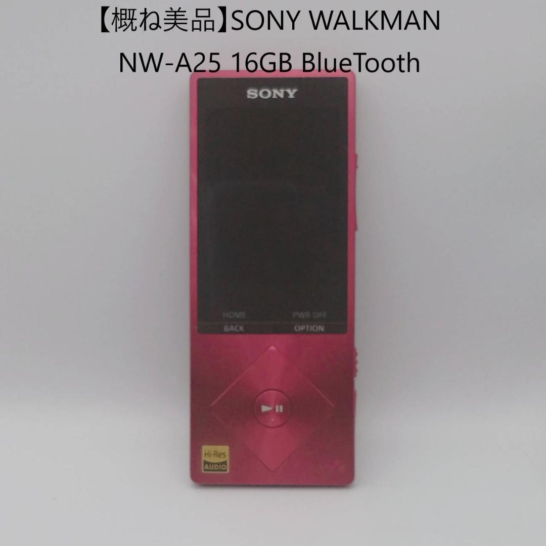 【概ね美品】SONY WALKMAN NW-A25 16GB ボルドーピンク