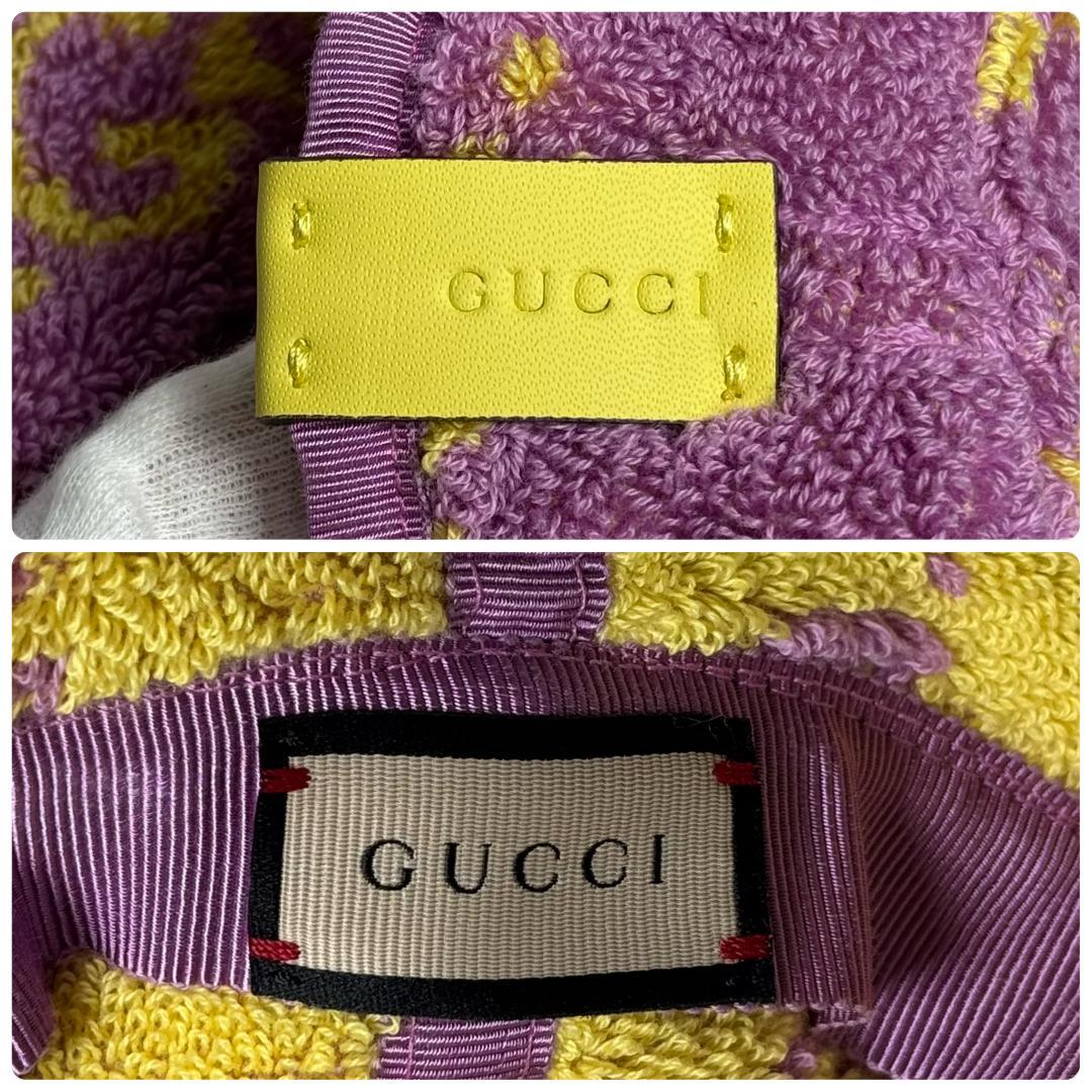新品タグ付き　GUCCI　グッチ　ジャカード　バケットハット　帽子　782385