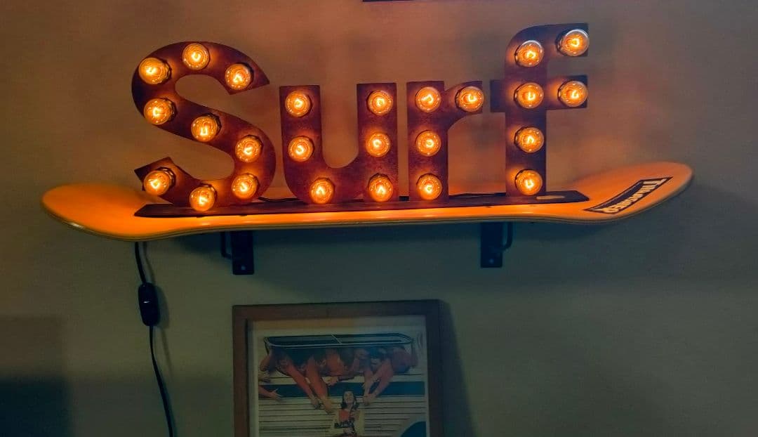 レア サーフ サイン ミッドセンチュリー 50s 60s アートワークスタジオ