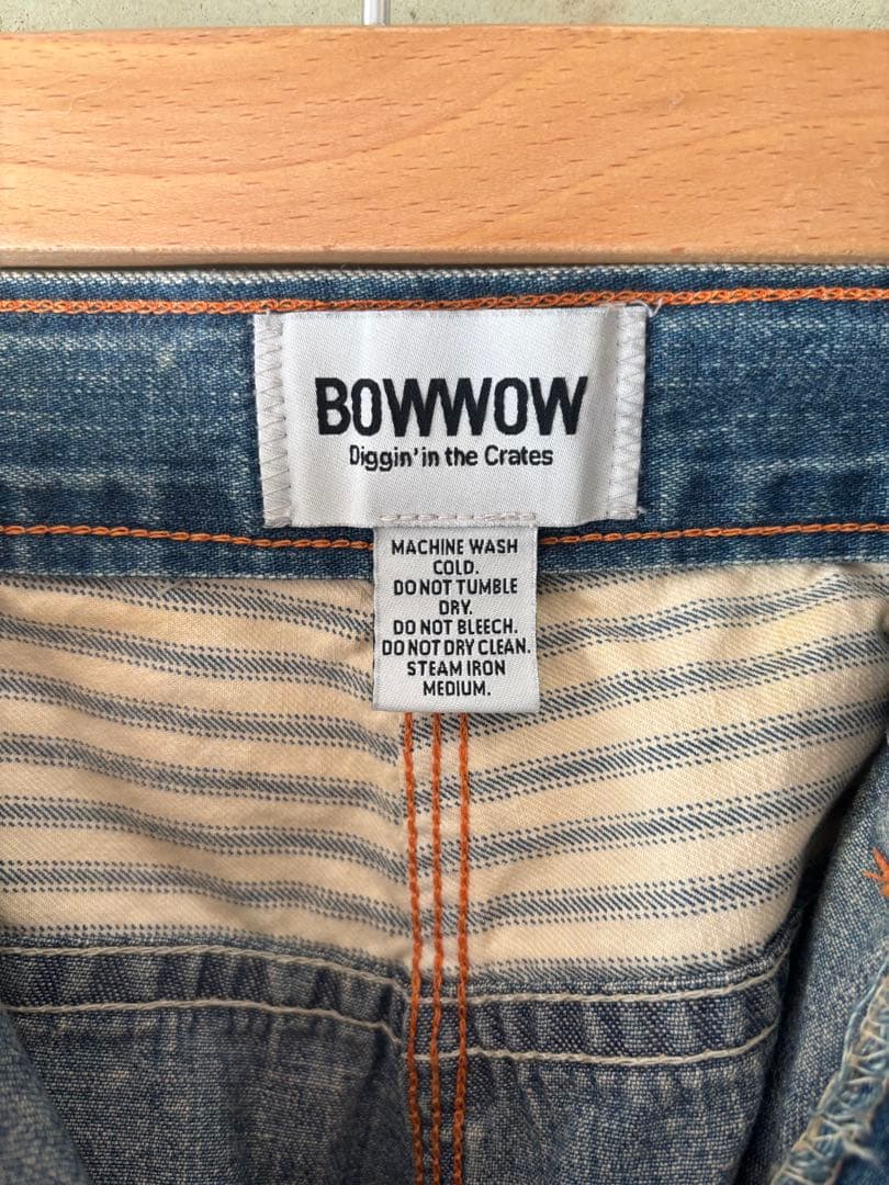 パンツ BOWWOW LAPD PRISONER DENIM PANTS AGED L