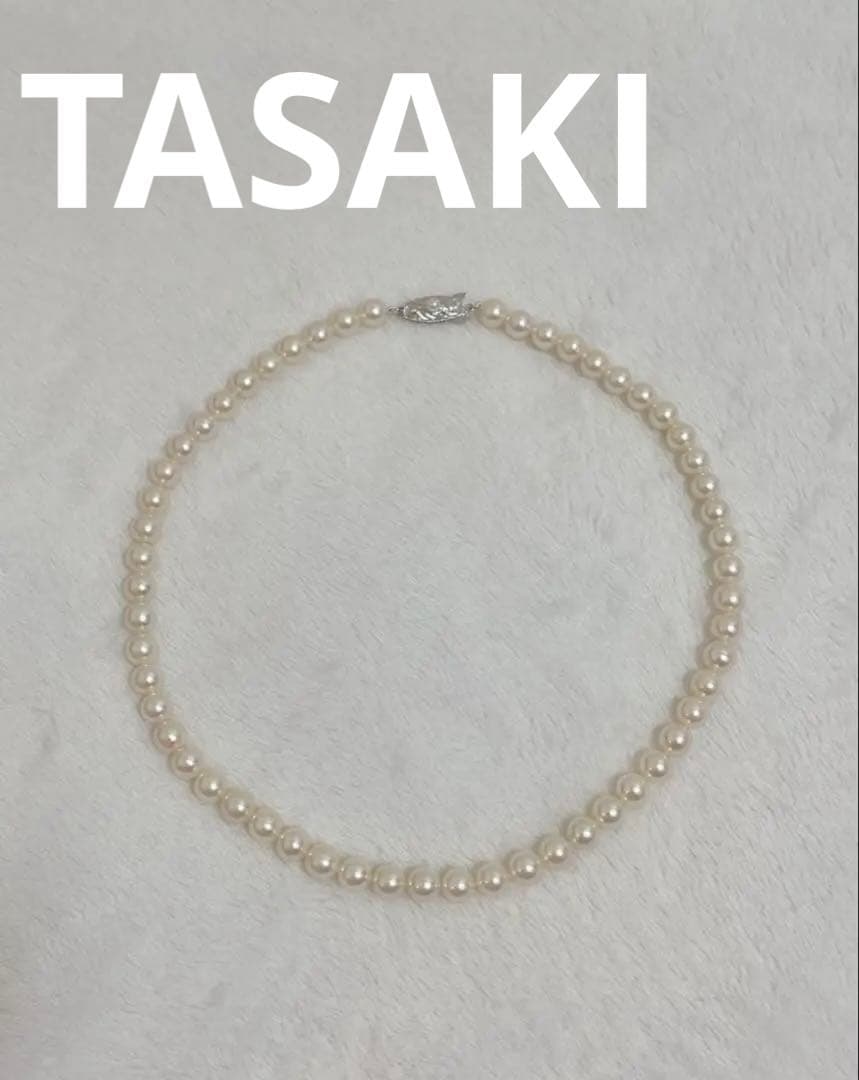 美品 タサキTASAKI アコヤ あこや真珠　パール　ネックレス　冠婚葬祭　田崎