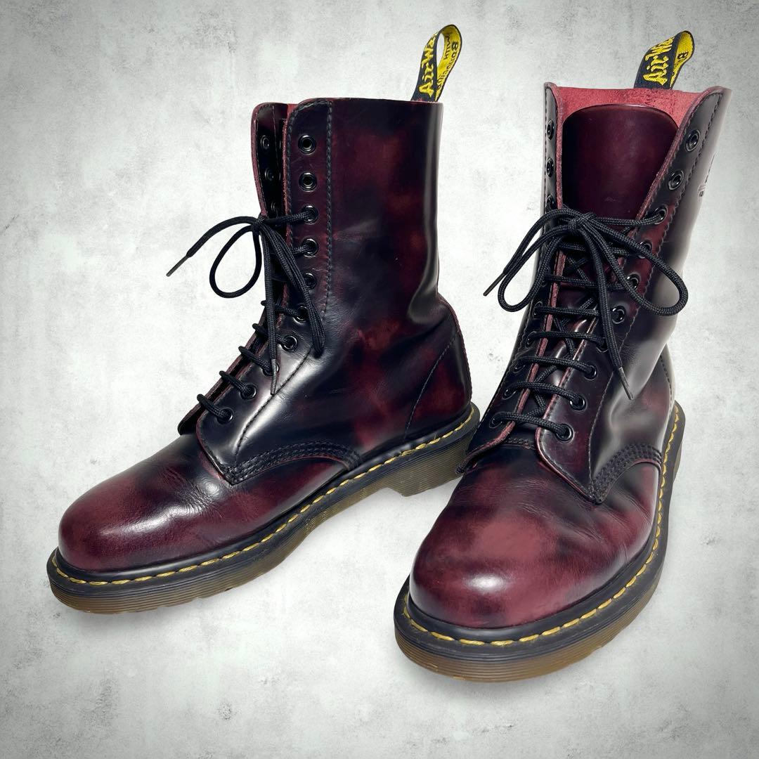 ドクターマーチン 10ホール 10092 UK9 チェリーレッド