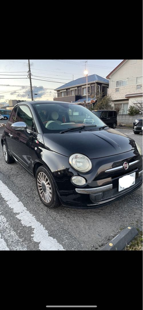 フィアット500 1.2ラウンジ検8年7月　機関良好