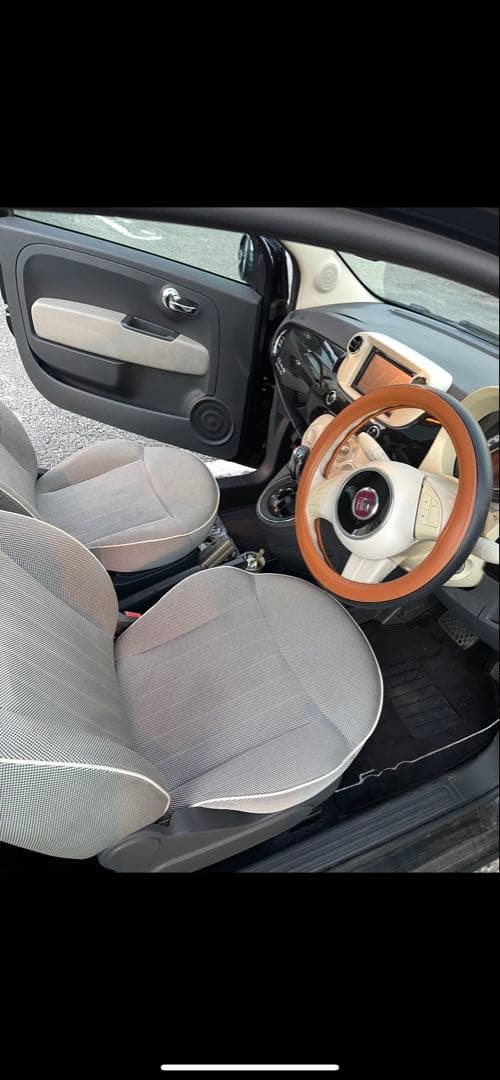 フィアット500 1.2ラウンジ検8年7月　機関良好