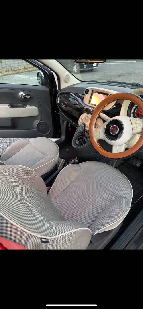 フィアット500 1.2ラウンジ検8年7月　機関良好