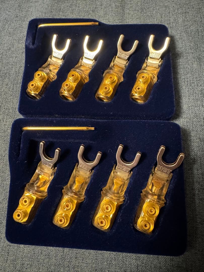 WBT-0680 E スピーカーYラグ端子　4個×2セットけい8固