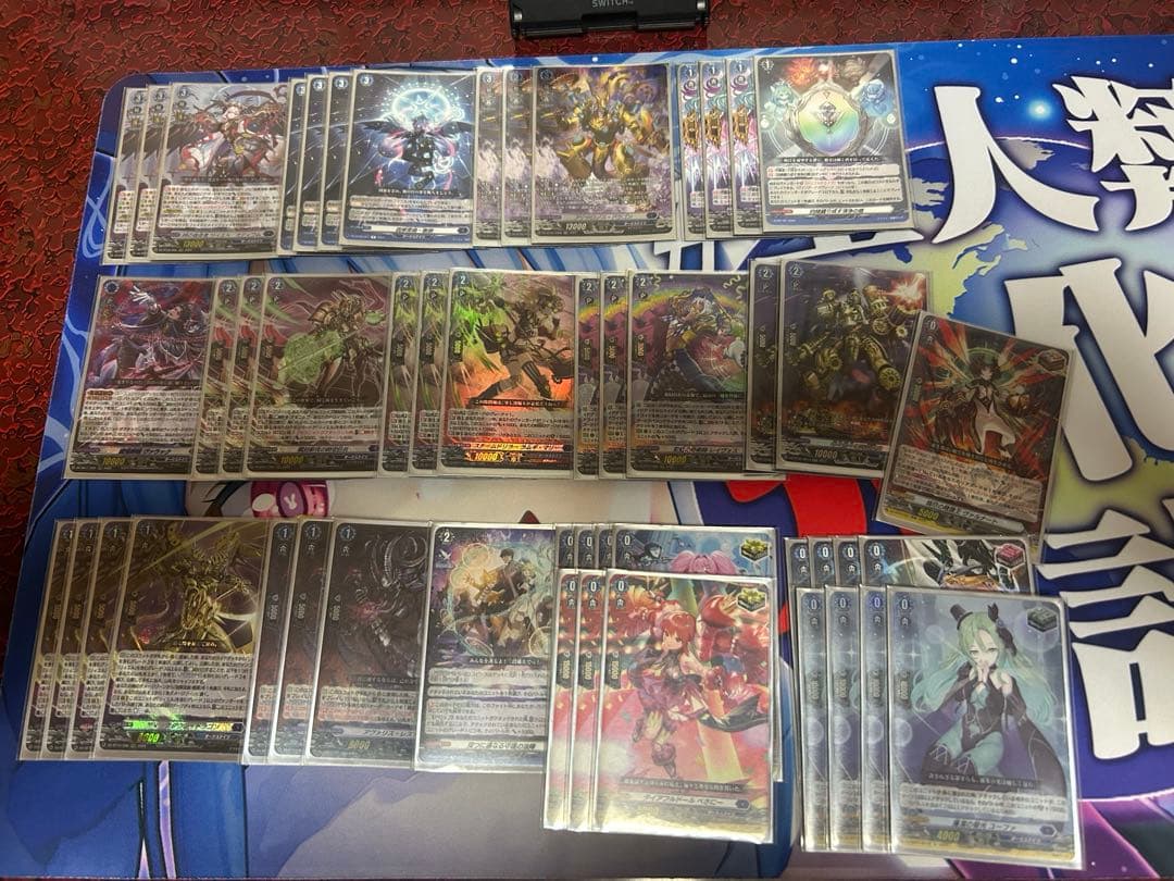 時の宿命者リィエル＝オディウムデッキ。 デッキパーツ＆二重スリーブ付き。