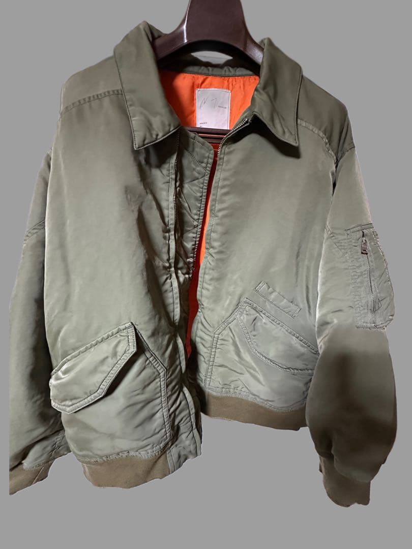 ANCELLM × WISM 別注 FADED BOMBER JACKET EX