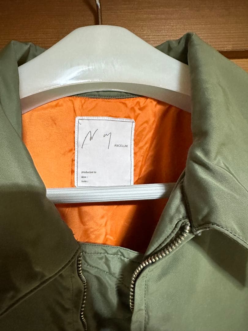 ANCELLM × WISM 別注 FADED BOMBER JACKET EX