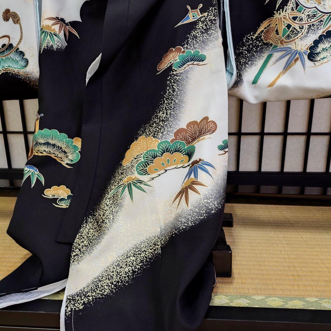 おしゃれで粋な男宮参り着物在庫処分08