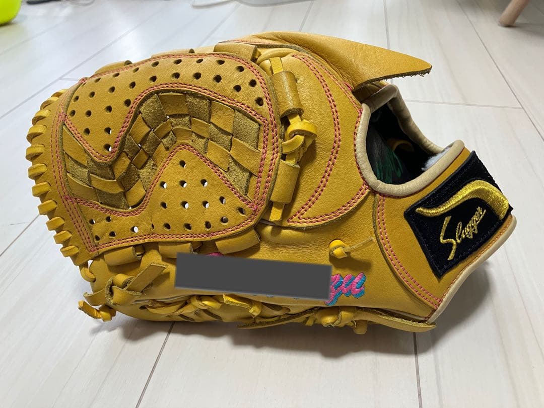 ビ*ド様 早い者勝ち！野球軟式久保田スラッガーGイエロー左投げオーダー　坂本勇人