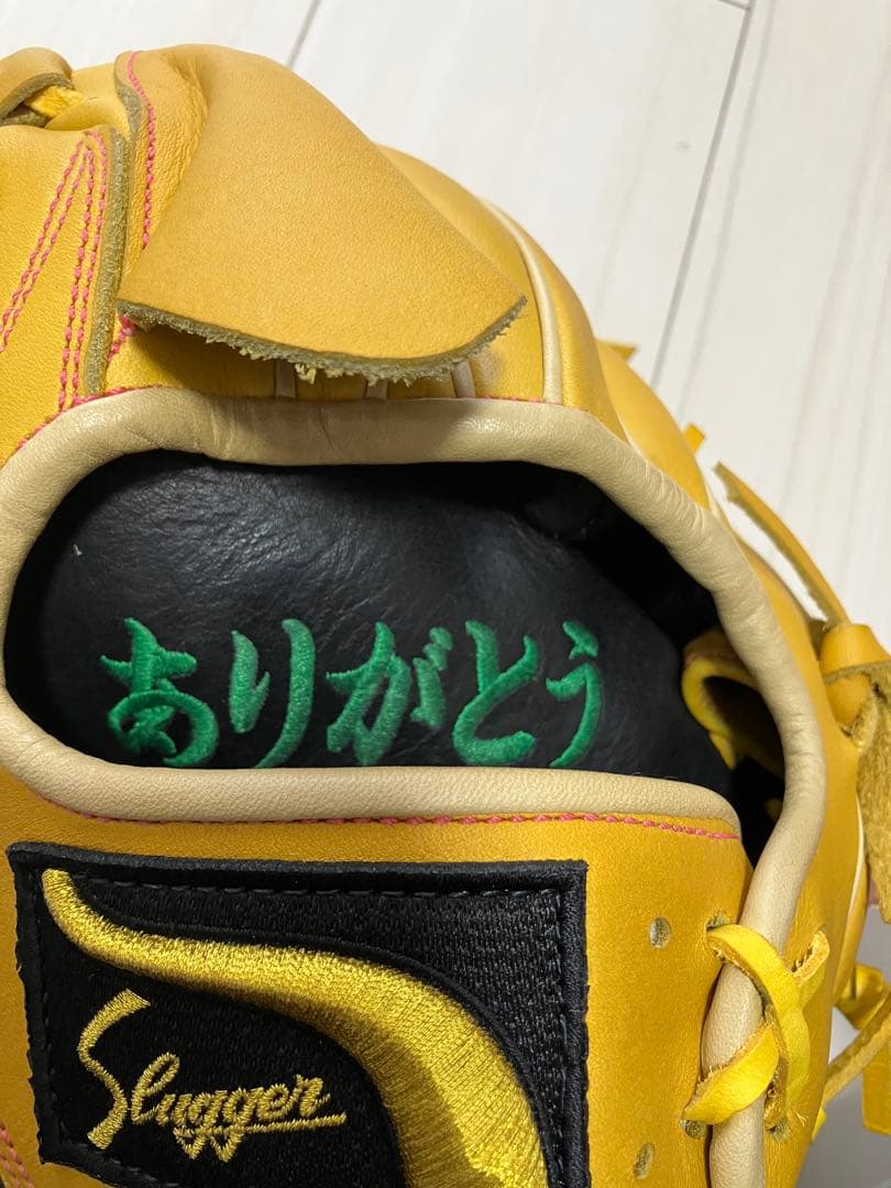 ビ*ド様 早い者勝ち！野球軟式久保田スラッガーGイエロー左投げオーダー　坂本勇人