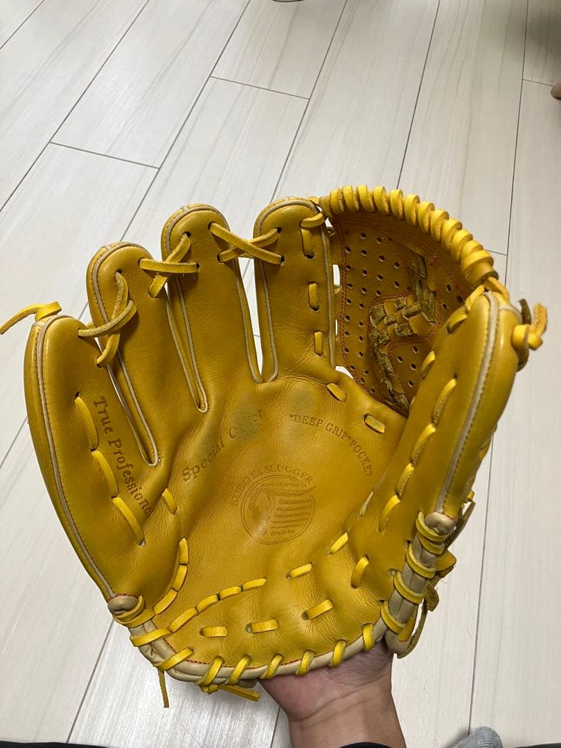 ビ*ド様 早い者勝ち！野球軟式久保田スラッガーGイエロー左投げオーダー　坂本勇人