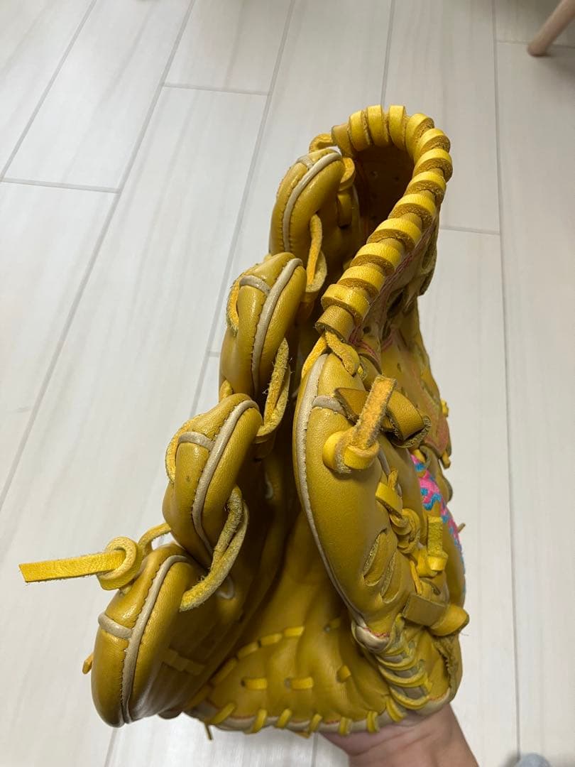 ビ*ド様 早い者勝ち！野球軟式久保田スラッガーGイエロー左投げオーダー　坂本勇人