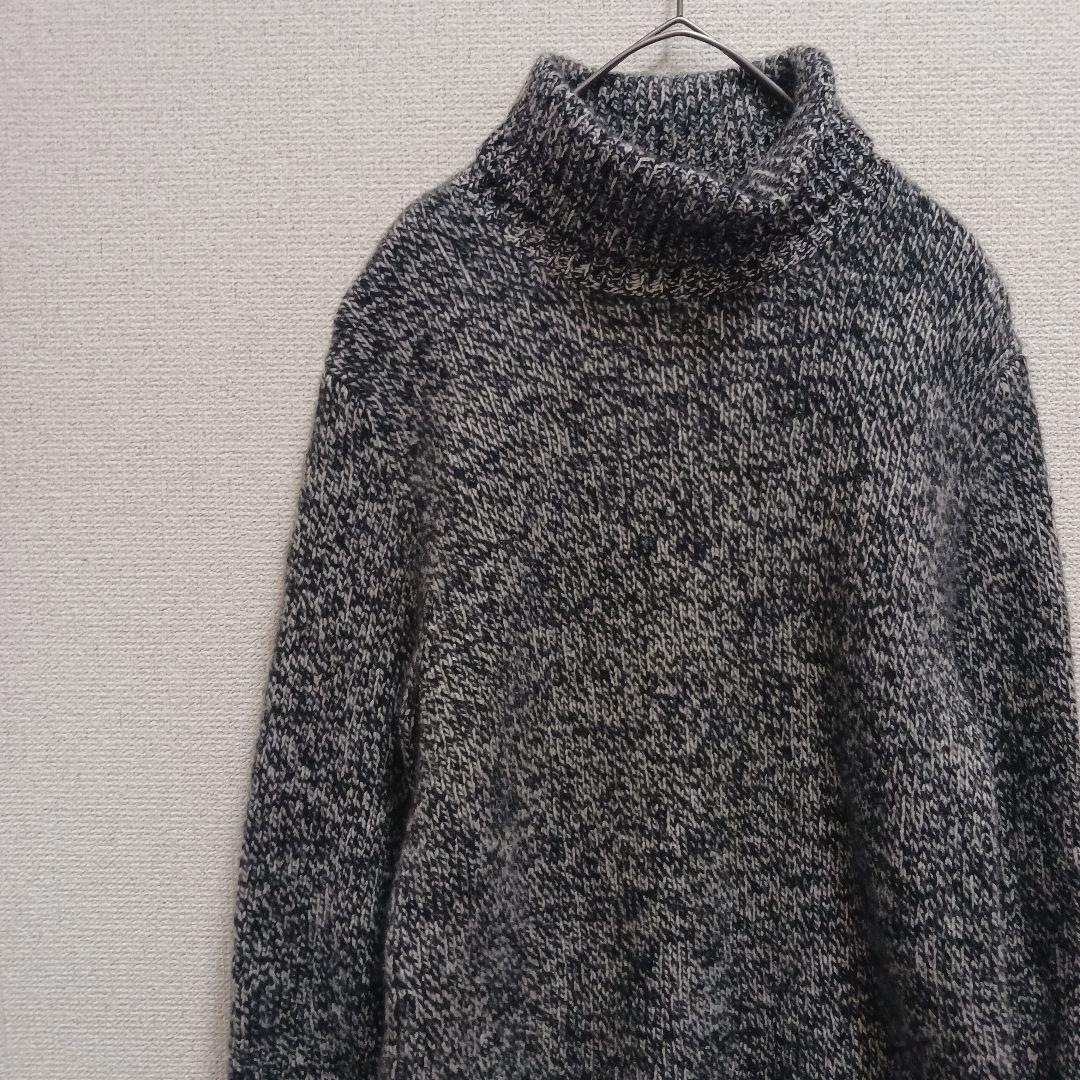 【ブルックスブラザーズ】カシミヤ 霜降り タートルネックニット