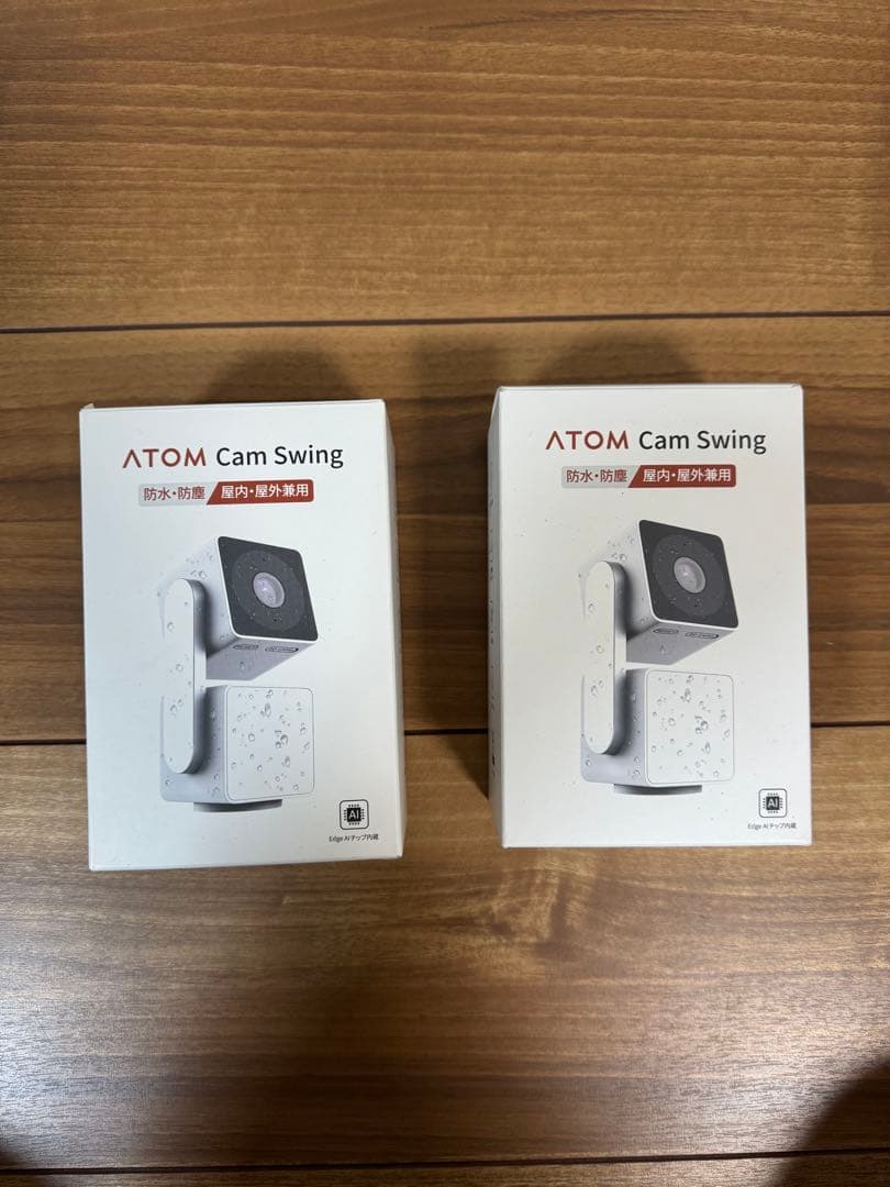 ATOM Cam Swing 2個　防犯カメラ　見守り ATOM tech