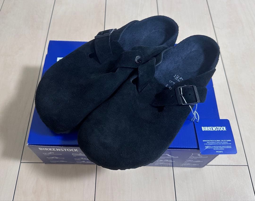 BIRKENSTOCK Boston Black 43サイズ