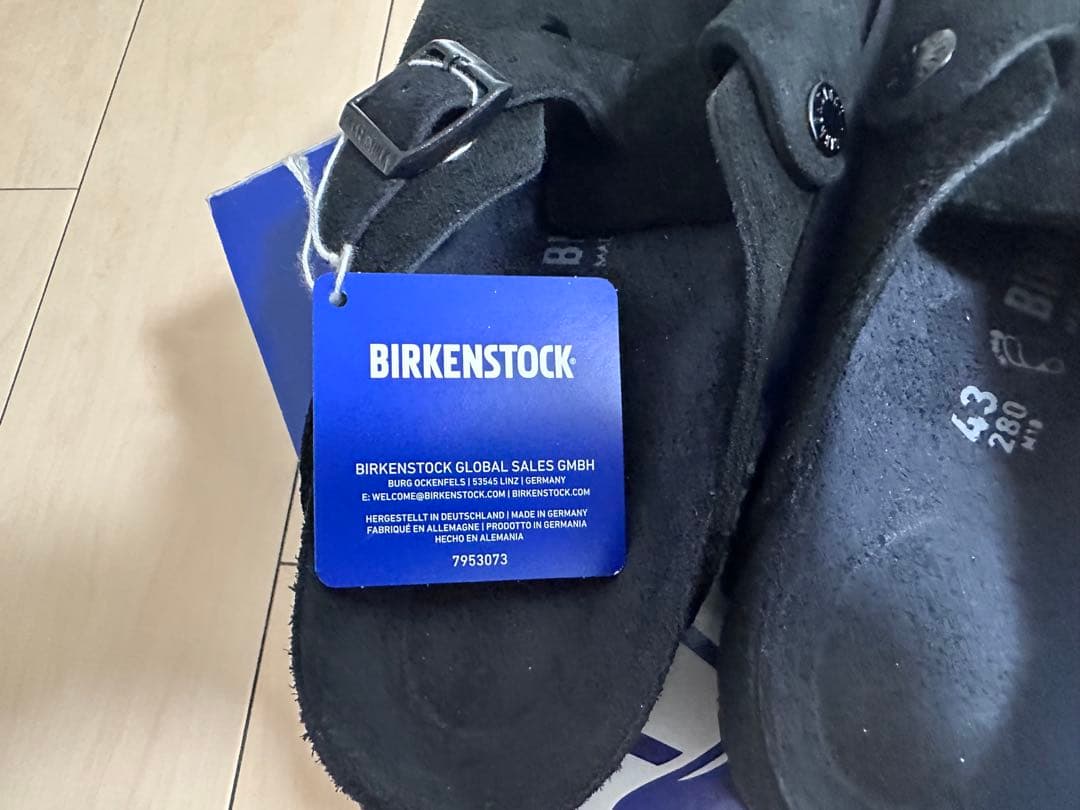 BIRKENSTOCK Boston Black 43サイズ