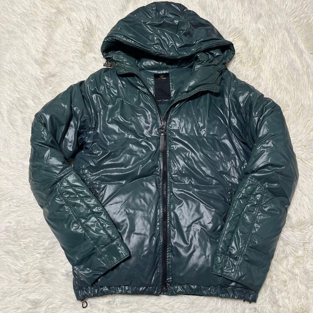 タトラス ダウンジャケット メタリックグリーン S