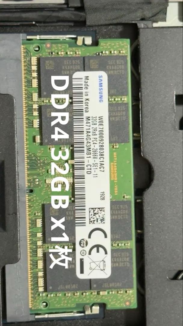 リ*ン様 Samsung 32GB DDR4 M471A4G43MB1-CTD