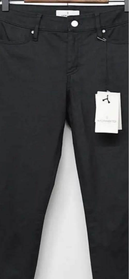 MORABITO モラビト　テーパードパンツ ストレッチ 38 黒
