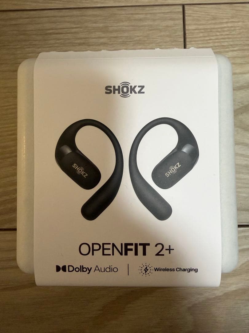 【未使用品】SHOKZ OPENFIT 2+ ワイヤレスイヤホン