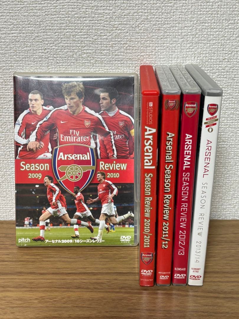 ③ DVD アーセナル　シーズンレヴュー　2009〜2014 5枚まとめ