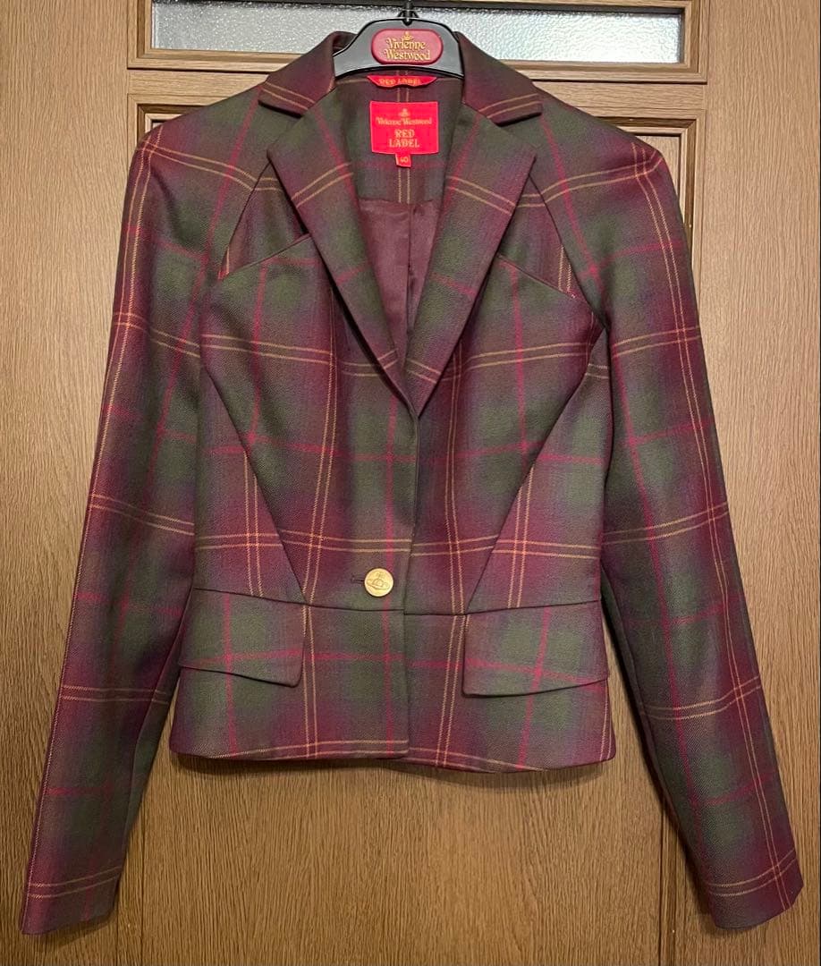 ヴィヴィアンウエストウッド　チェックのジャケット　インポート