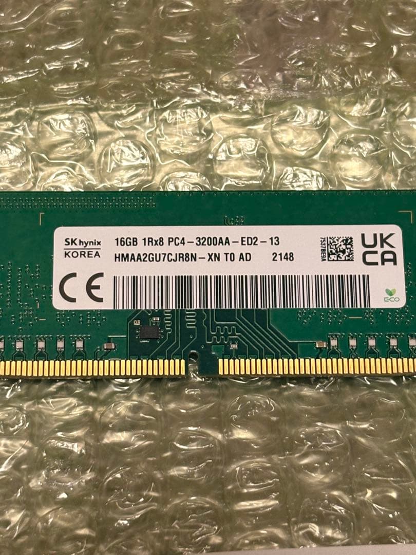 パ*郎様 SK hynix 16GB DDR4 メモリ HMAA2GU7CJR8