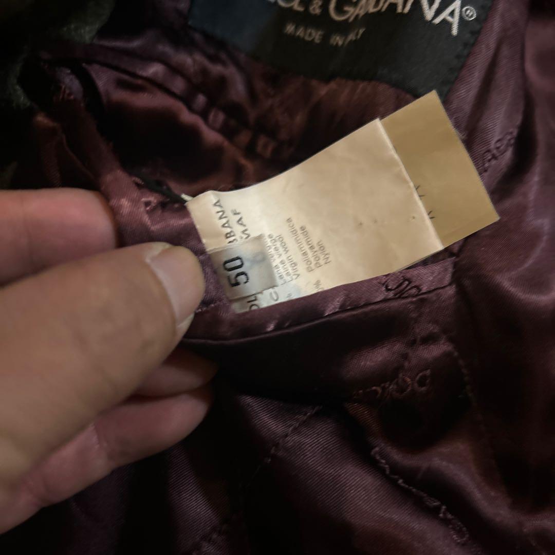 【お正月特価】 ドルガバ ダブルブレストコート オリーブグリーン サイズ50