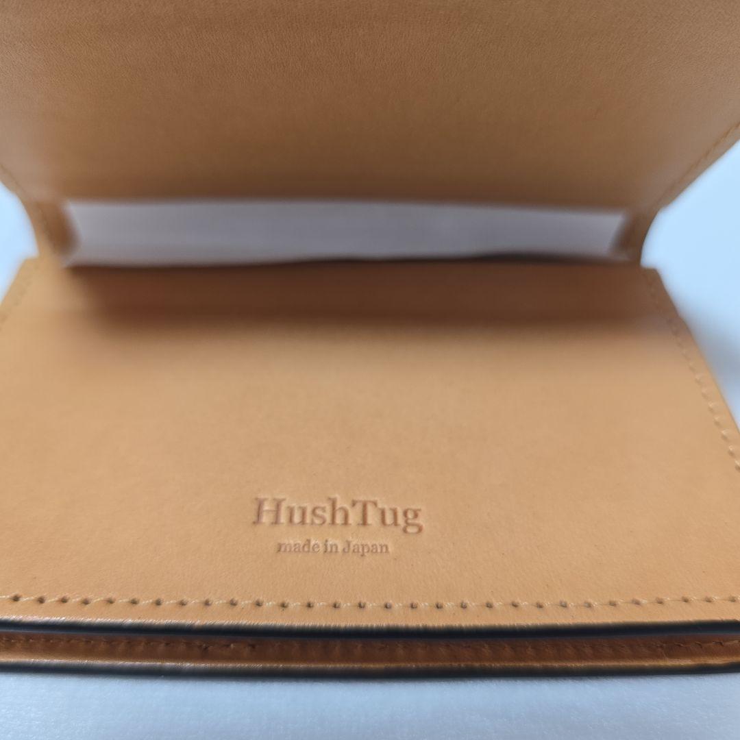 Hushtugハッシュタグ　コードバンカードケース 　ブラック