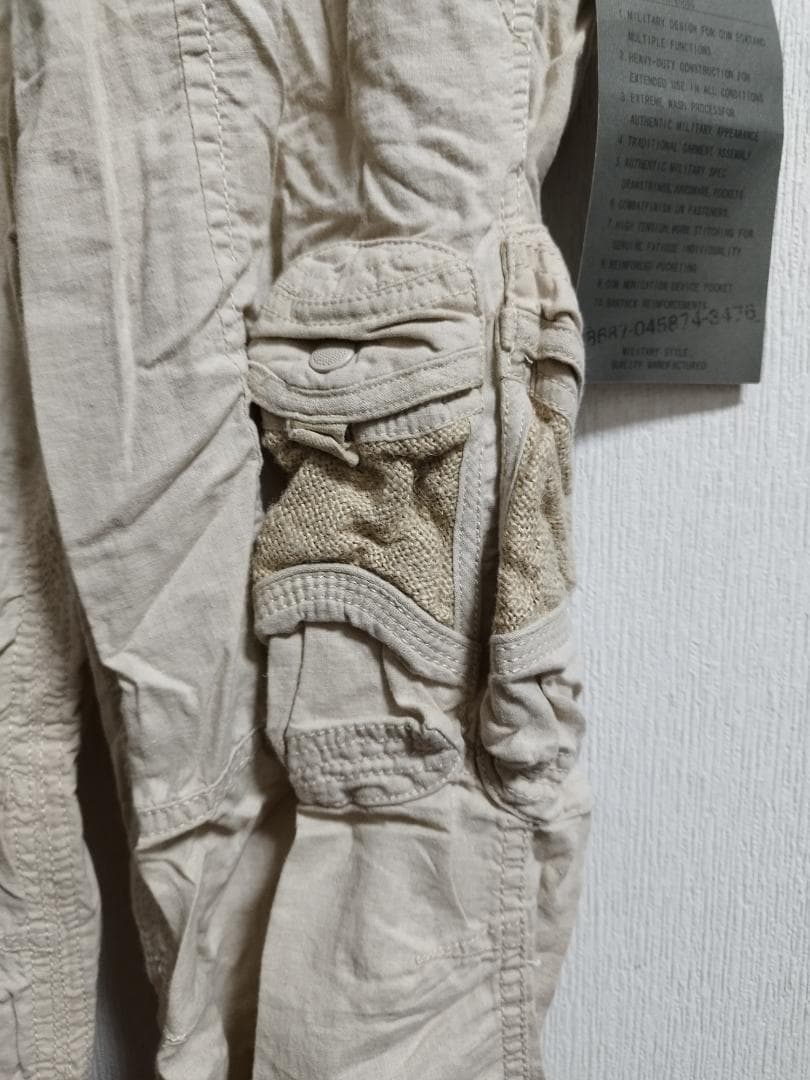 【新品】goa サスペンダー付きパラシュートカーゴパンツ③