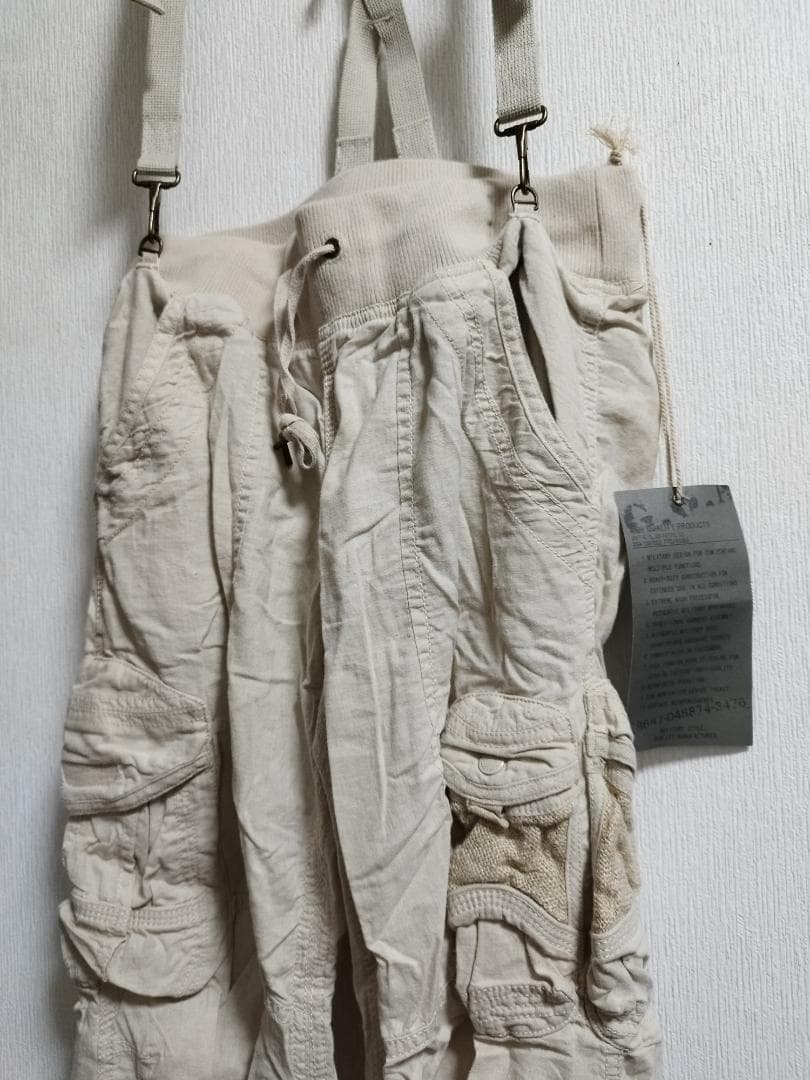 【新品】goa サスペンダー付きパラシュートカーゴパンツ③