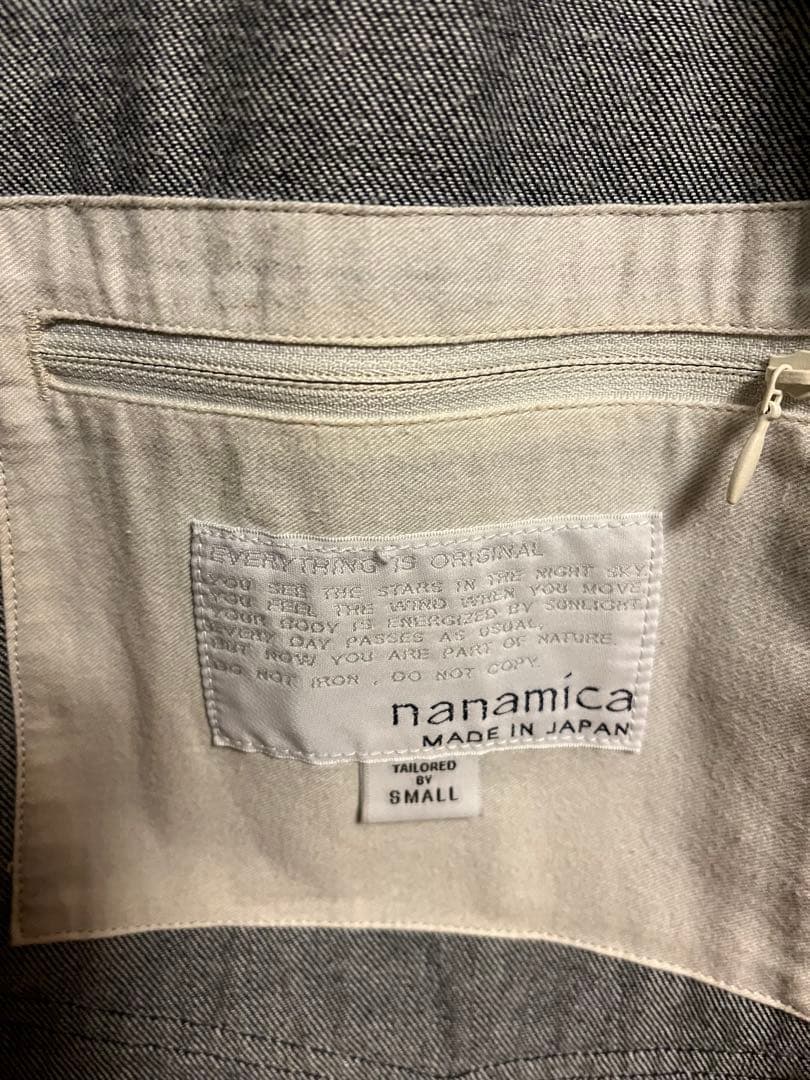 nanamica ナナミカ カバーオール デニムジャケット Sサイズ