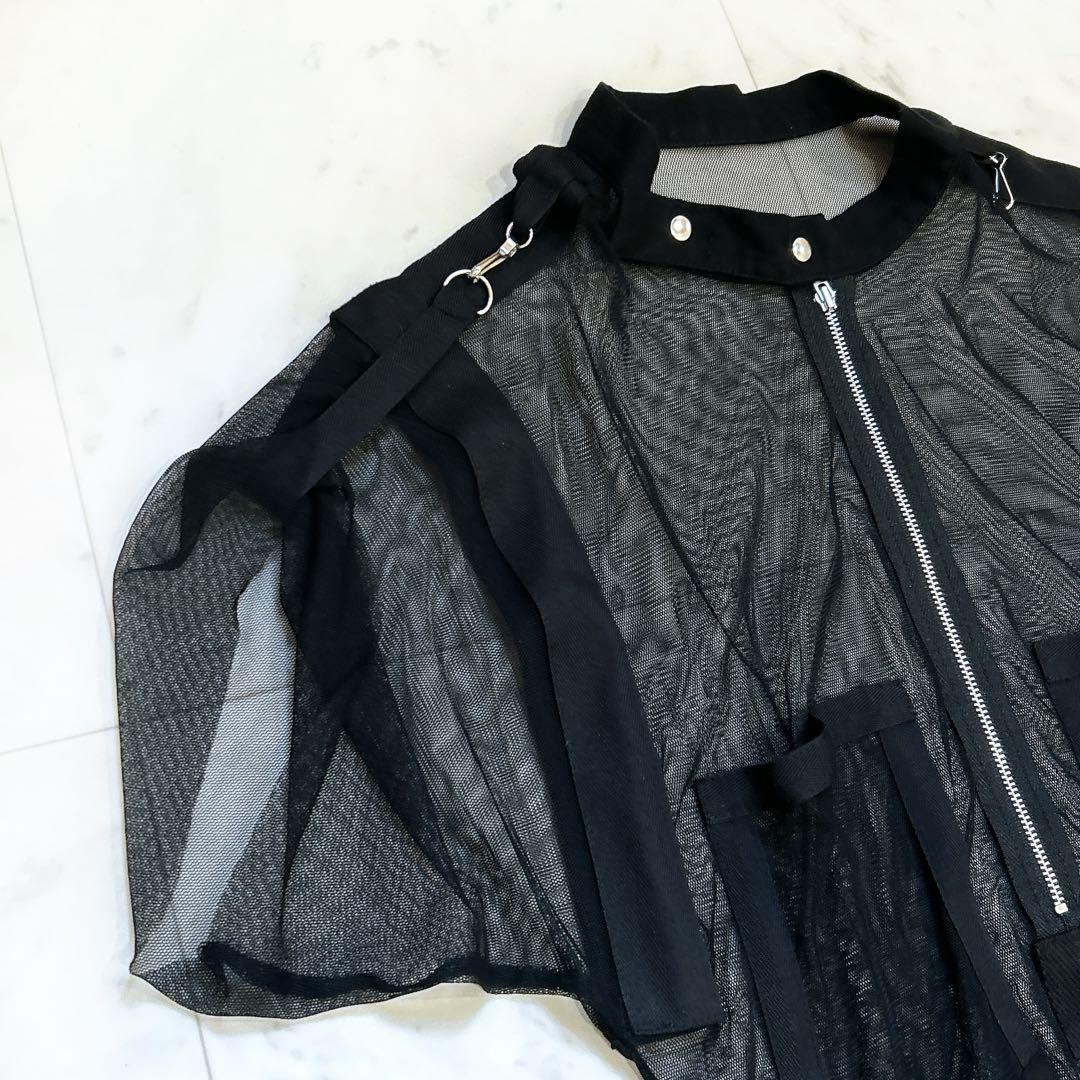 LIMI feu リミフゥ ヨウジヤマモト シアー シースルー ロングワンピース