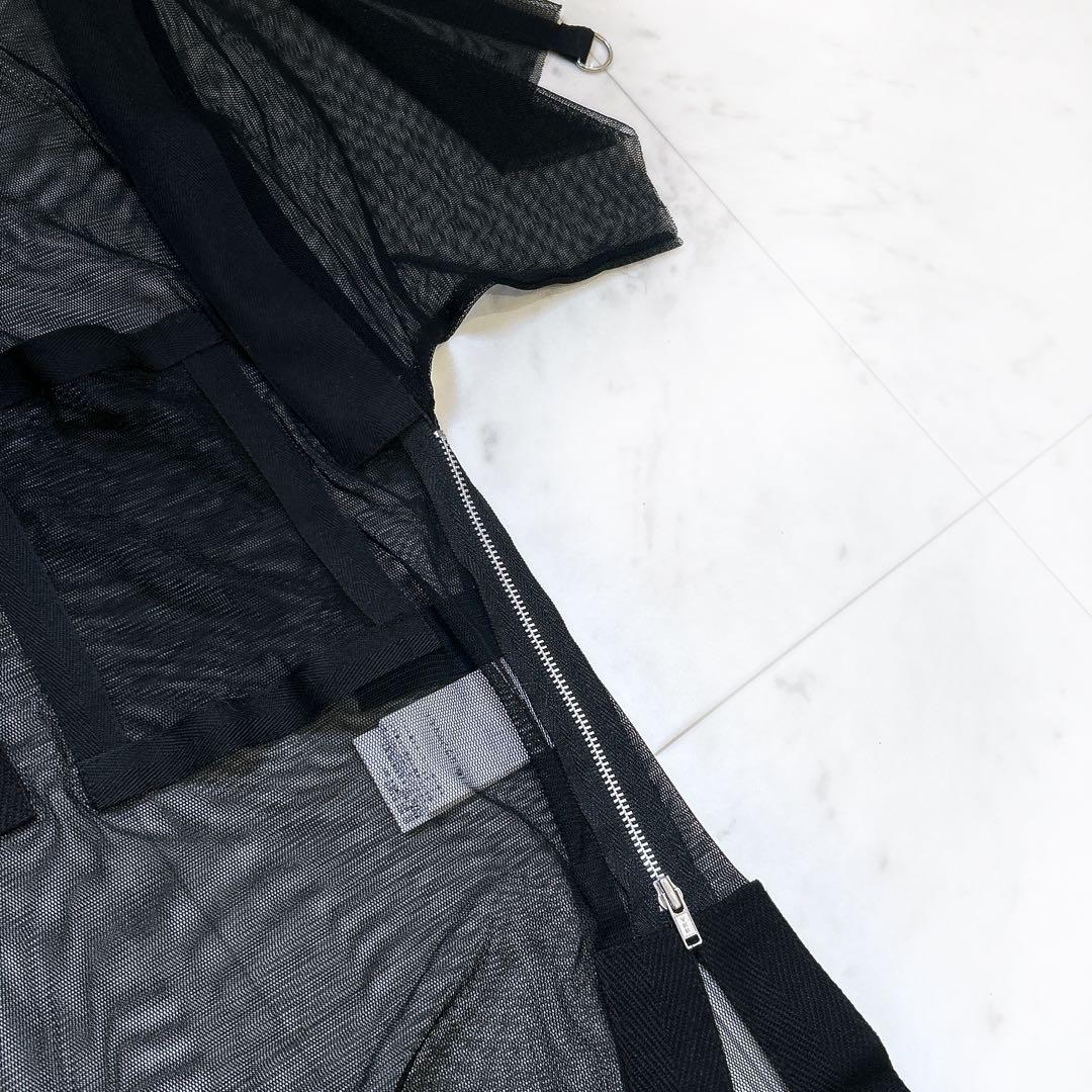 LIMI feu リミフゥ ヨウジヤマモト シアー シースルー ロングワンピース