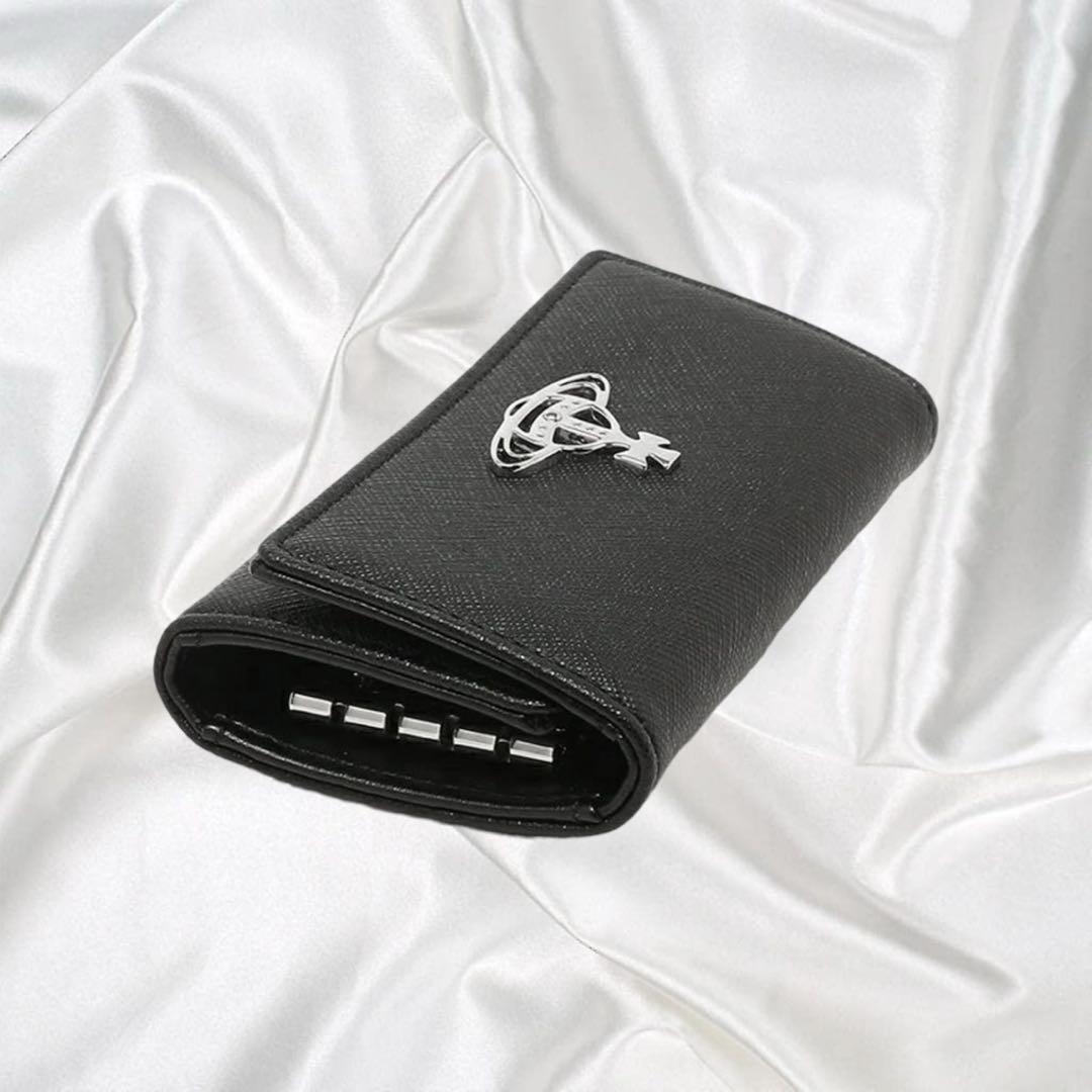 【Vivienne Westwood】美品 ヴィヴィアン サフィアーノ4連 黒