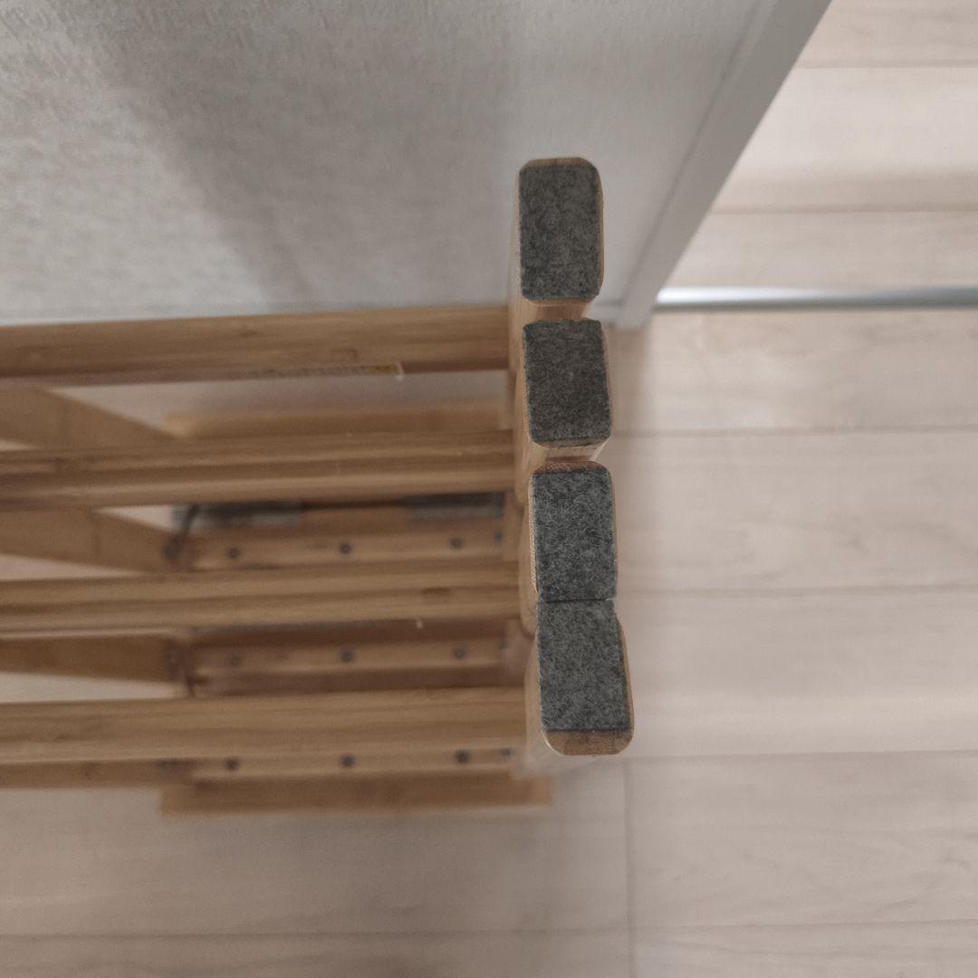 無印良品　竹材　折りたたみスツール