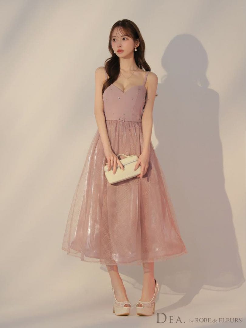 【新品未使用】DEA. ローブドフルール ピンクドレス M