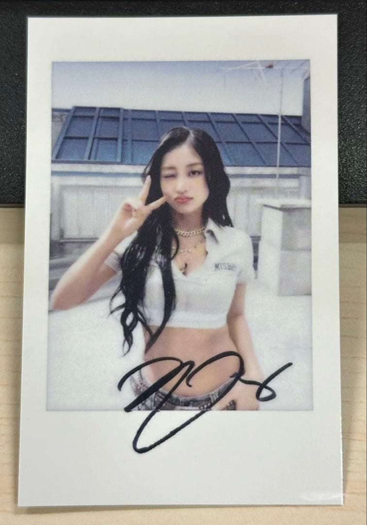 TWICE ジヒョ THISISFOR yizhiyu チェキ トレカ A