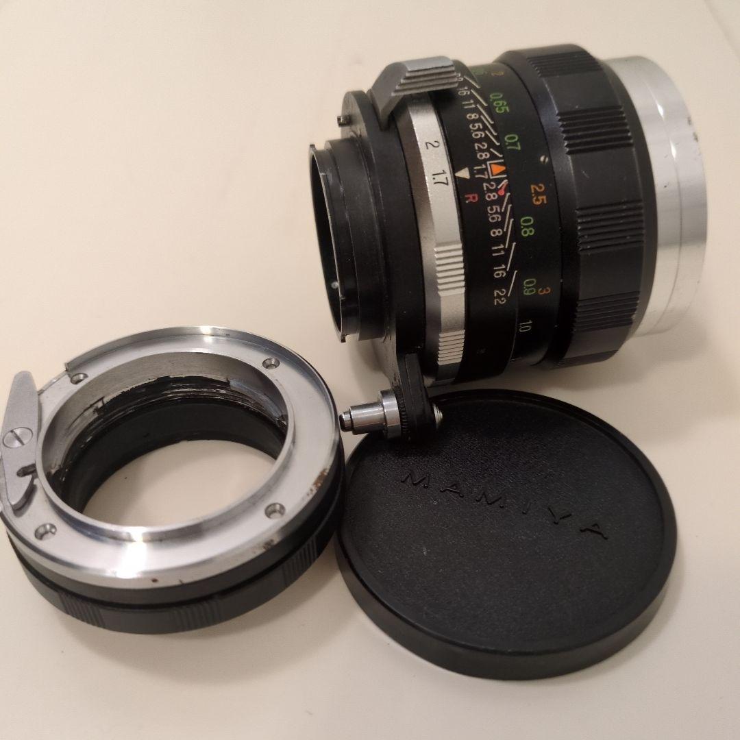 MAMIYA SEKOR F.C. 1.7/58 +特製Leica Mアダプター