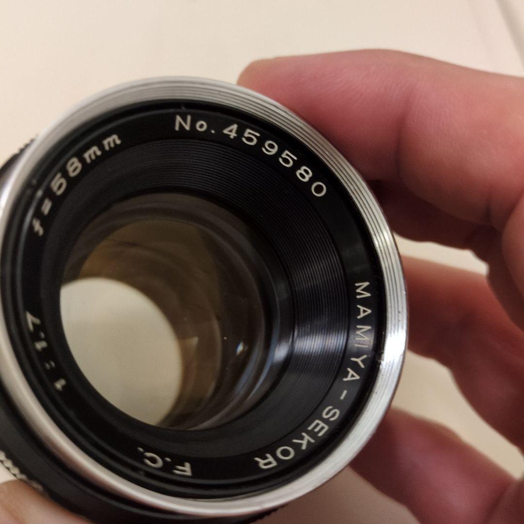 MAMIYA SEKOR F.C. 1.7/58 +特製Leica Mアダプター