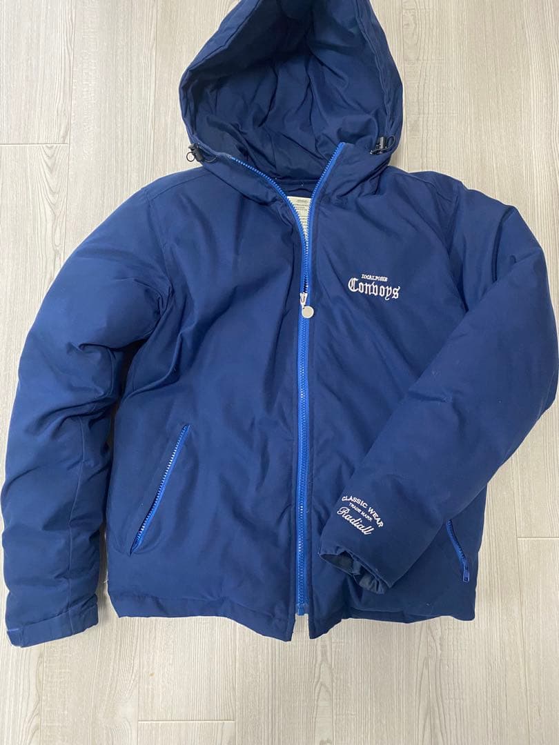 Radiall フード付きダウンジャケット ブルー