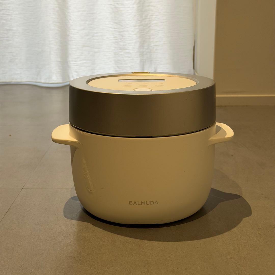 【ジャンク品】 BALMUDA The Gohan 3合炊き 電気炊飯器