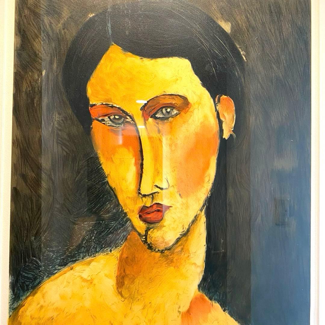 人気画家⭐️モディリアーニ ⭐️ 名画 リトグラフ 額付き版画