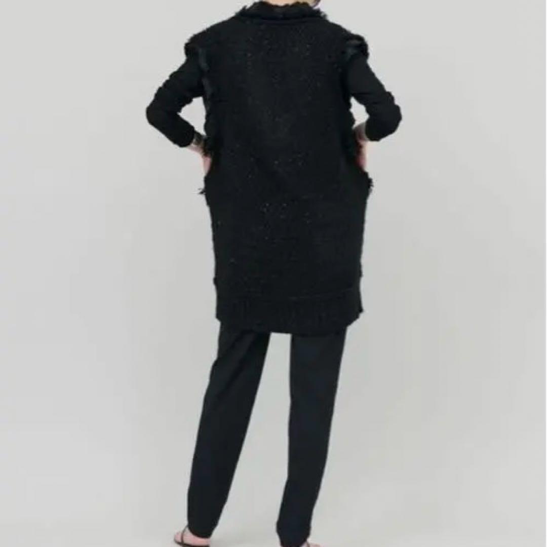 極美品　23AW Curensology エトワールニットツイードベスト