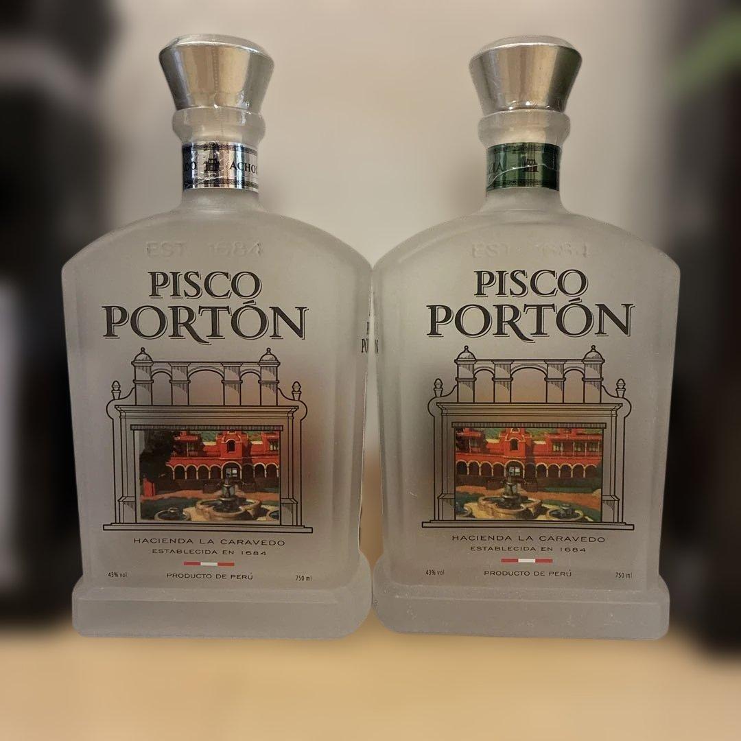 Pisco Portón アチョラードとモスト・ベルデ・イタリア　2本セット